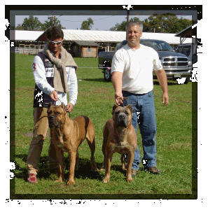 Morgan Ivaldi with Mastro, Bob Souza with Romeo