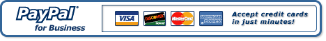 Sign up for PayPal and
 start
 accepting
 credit card payments instantly.